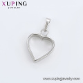 34467 fournitures de bijouterie xuping pendentif coeur bijou imitation rhodié